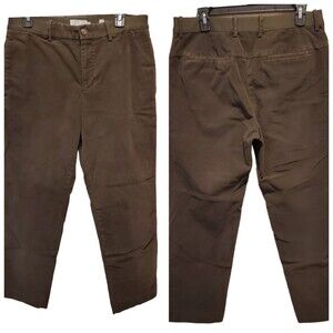 Vince Women’s Olive Green Skinny Low Rise Corduroy Pants Jeans Size 33